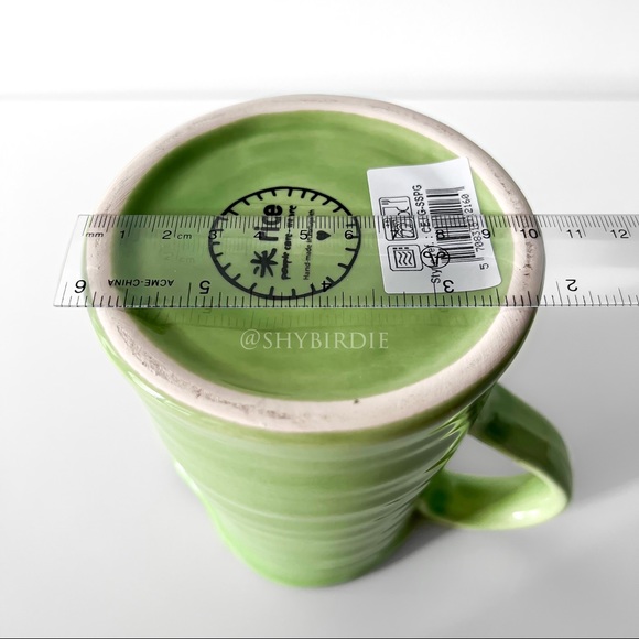 NWT Portuguese Handmade Ceramic Decanter in Leaf Green - Picture 7 of 9